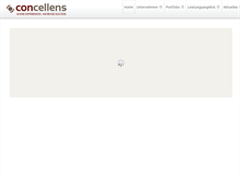 Tablet Screenshot of concellens.de